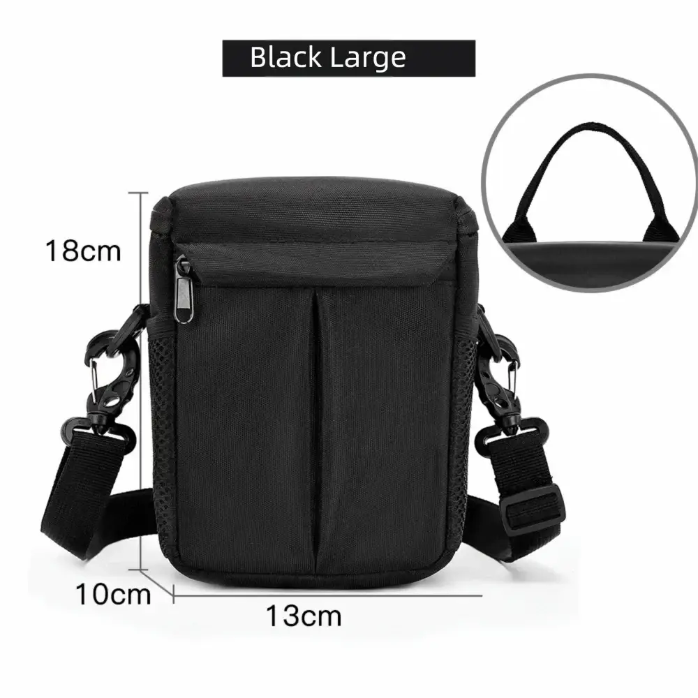 Durable Nylon Camera Shoulder Bag for DSLR Camera & Lens, Lightweight Travel Case