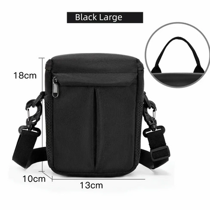 Durable Nylon Camera Shoulder Bag for DSLR Camera & Lens, Lightweight Travel Case