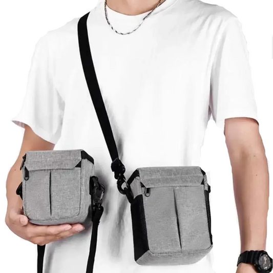 Durable Nylon Camera Shoulder Bag for DSLR Camera & Lens, Lightweight Travel Case