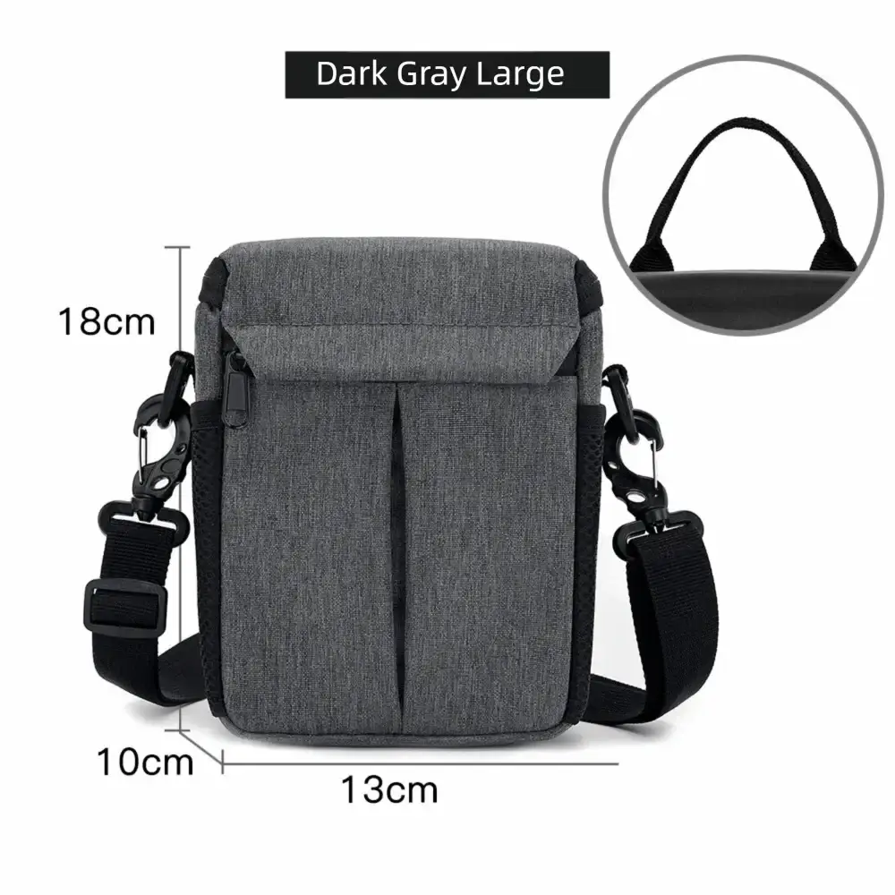 Durable Nylon Camera Shoulder Bag for DSLR Camera & Lens, Lightweight Travel Case