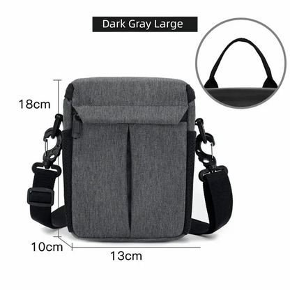 Durable Nylon Camera Shoulder Bag for DSLR Camera & Lens, Lightweight Travel Case