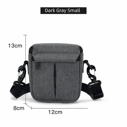 Durable Nylon Camera Shoulder Bag for DSLR Camera & Lens, Lightweight Travel Case