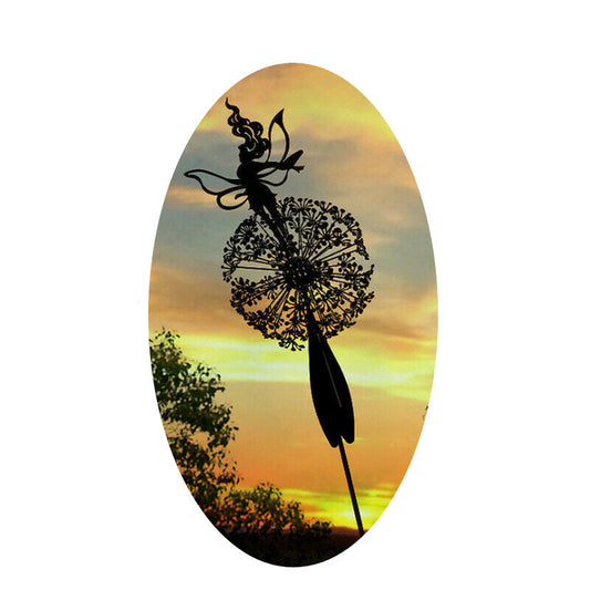 Garden Fairy Dandelion Sculpture Statue