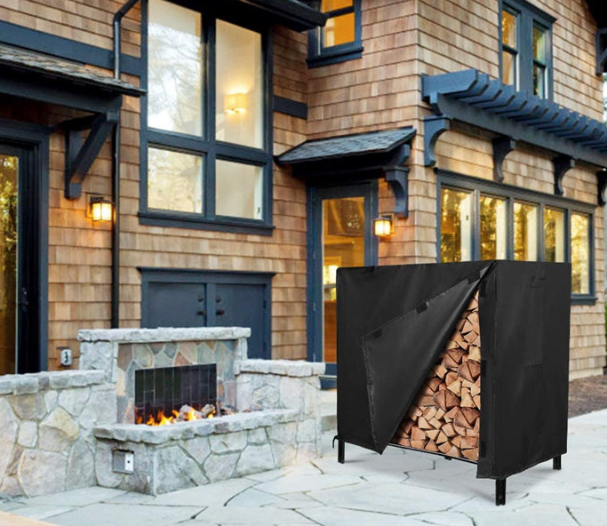 244x61x107cm Firewood Rack Cover