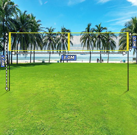 Four Square Volleyball Net & Game Set