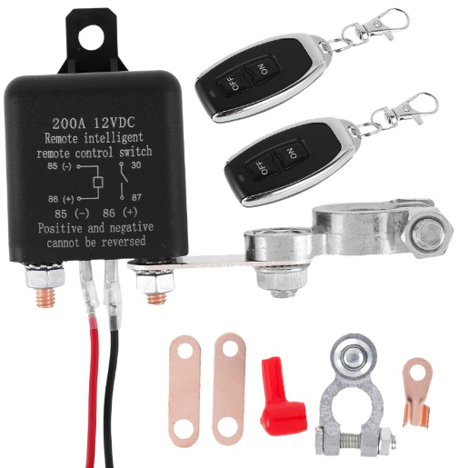 12V DC 200A Remote Battery Disconnect Switch Isolator Wireless for Car Truck RV - salelink.co.nz