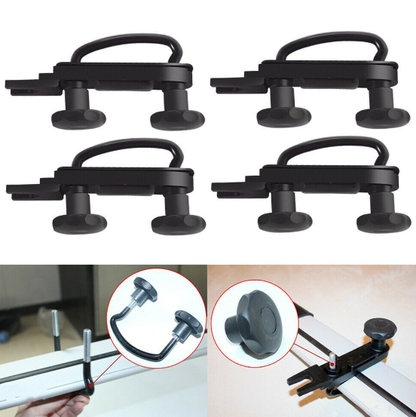 4PCS Universal Roof Box Car Van Mounting Fitting Kit Roof Box U Bolts - salelink.co.nz