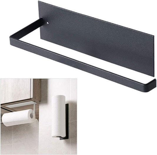 Paper Towel Holder - Black - salelink.co.nz