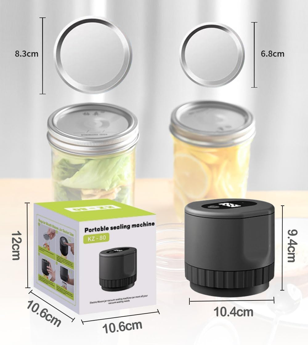 Electric Mason Jar Vacuum Sealer - salelink.co.nz