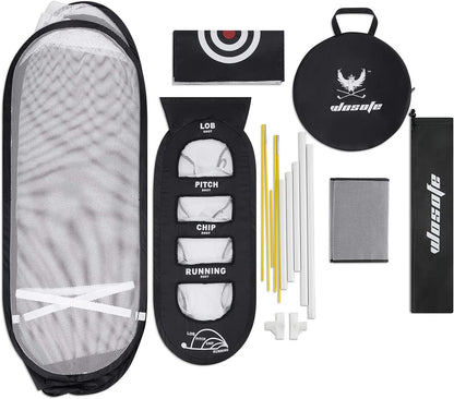 Golf Practice Hitting Net 2 Target and Ball Swing Training