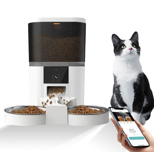 Pet Feeder, Dog Cat Feeder 6L Automatic - salelink.co.nz
