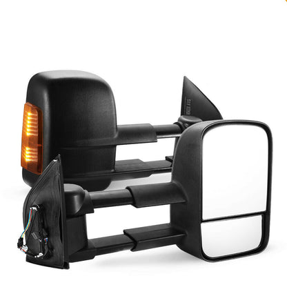 Towing Mirrors for Nissan Pathfinder MY 2003-2013 Black - salelink.co.nz