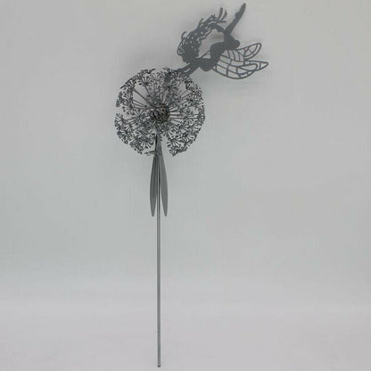 Dancing Fairy Metal Statue Garden Decoration Outdoor Pathway Decorative