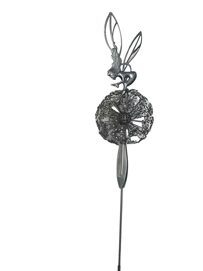 Garden Stakes Fairy Dandelion Sculpture Statue