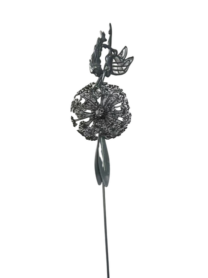 Dancing Fairy Metal Statue Garden Decoration Outdoor Pathway Decorative