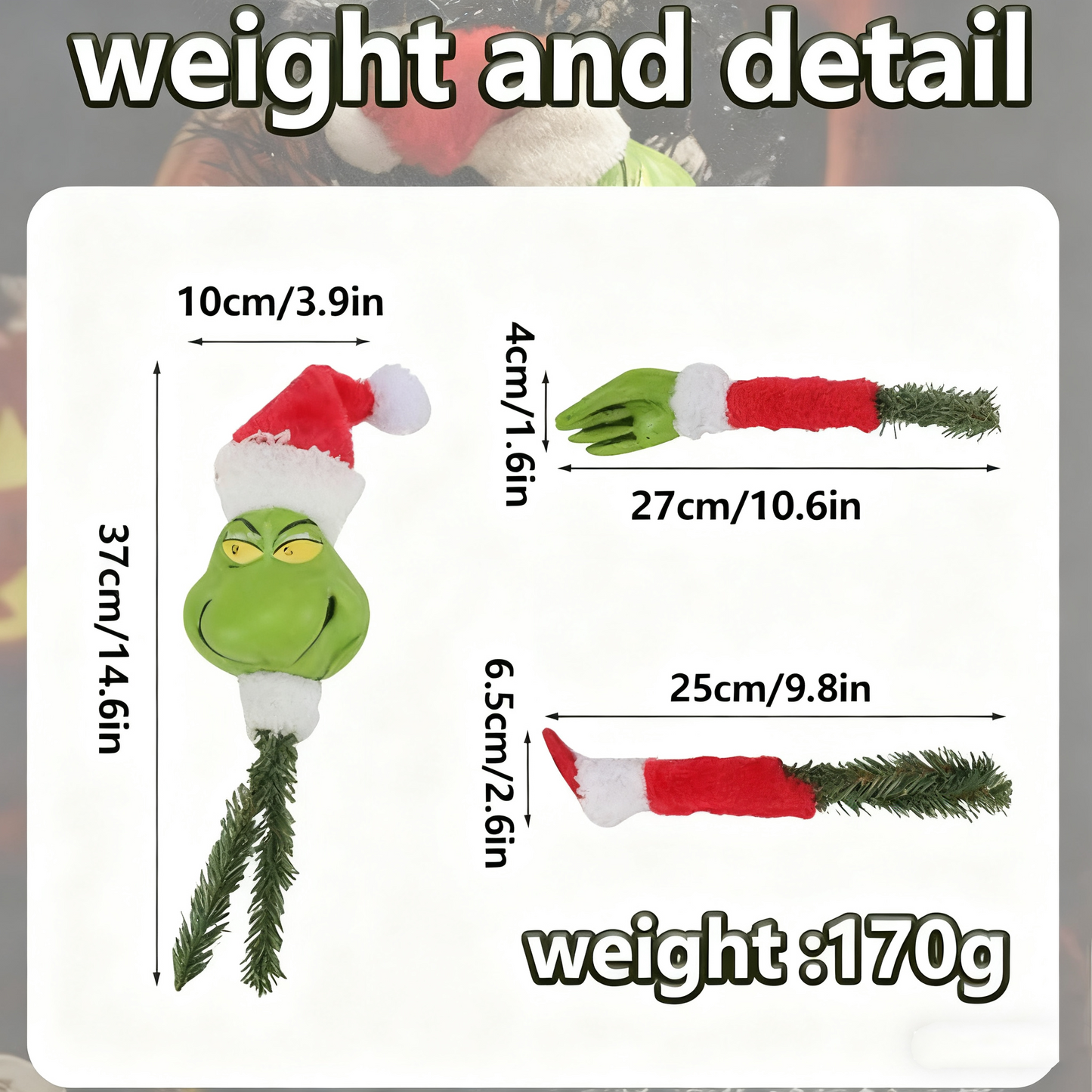 Grinch Christmas Tree Decoration