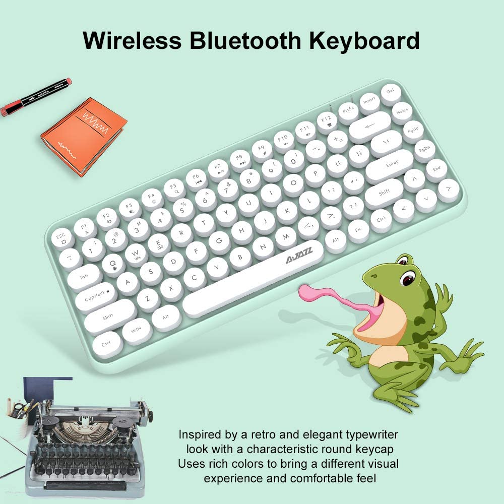 Wireless Bluetooth Keyboard for iOS Windows Android