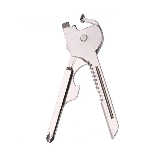 6 in 1 Multi Function Stainless Steel Utility Key Tool Knife Screwdeiver