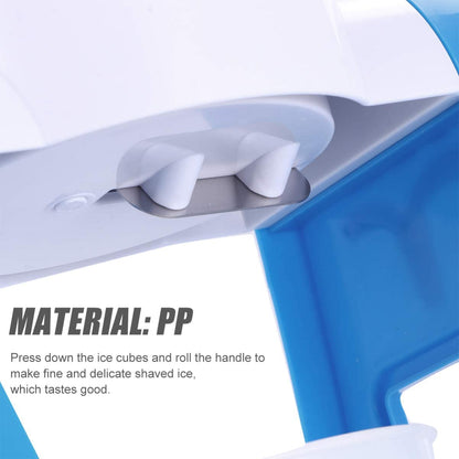 Manual Ice Shaver Crusher Snow Cone Maker Tool