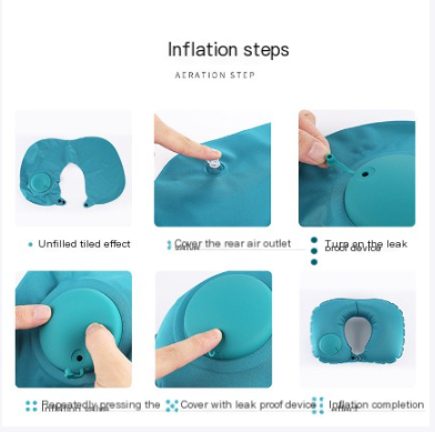 Soft Inflatable Neck Pillow