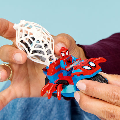 LEGO Marvel: Spidey And His Amazing Friends Spidey on his Motorcycle vs Rhino (11206)
