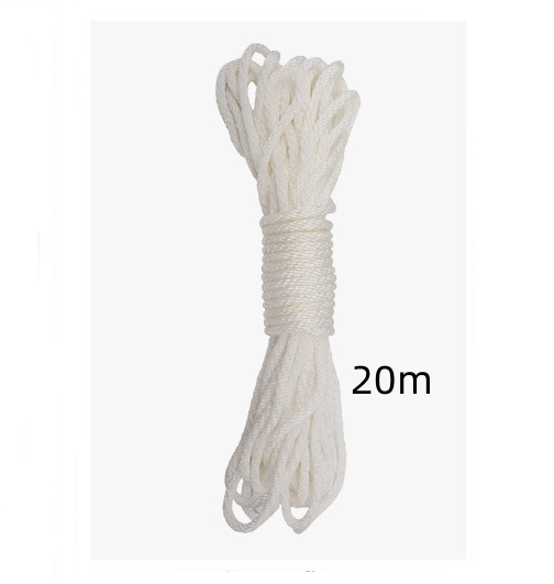 4-Wheel Metal Block Tackle Pulley System 20m