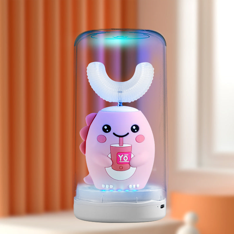 Children's U-Shaped Electric Toothbrush with Silicone Head