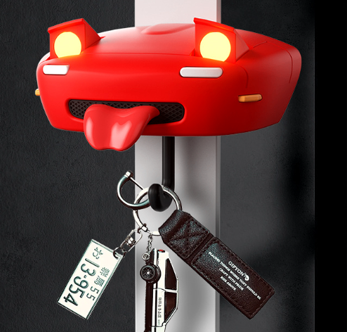 Car Headlight Keychain Holder