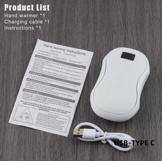 3600mAh Power Bank Hand Warmer