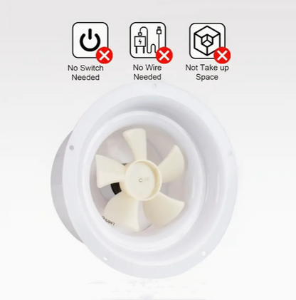 Solar-Powered RV Ceiling Vent Fan