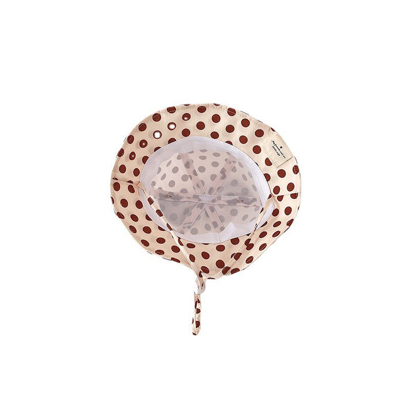 Cartoon Dot Print Baby Bucket Hat