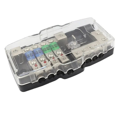 Car Audio Stereo Fuse Holder Power Distribution Block for Car RV Camper