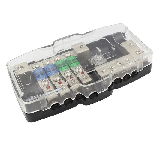 Car Audio Stereo Fuse Holder Power Distribution Block for Car RV Camper