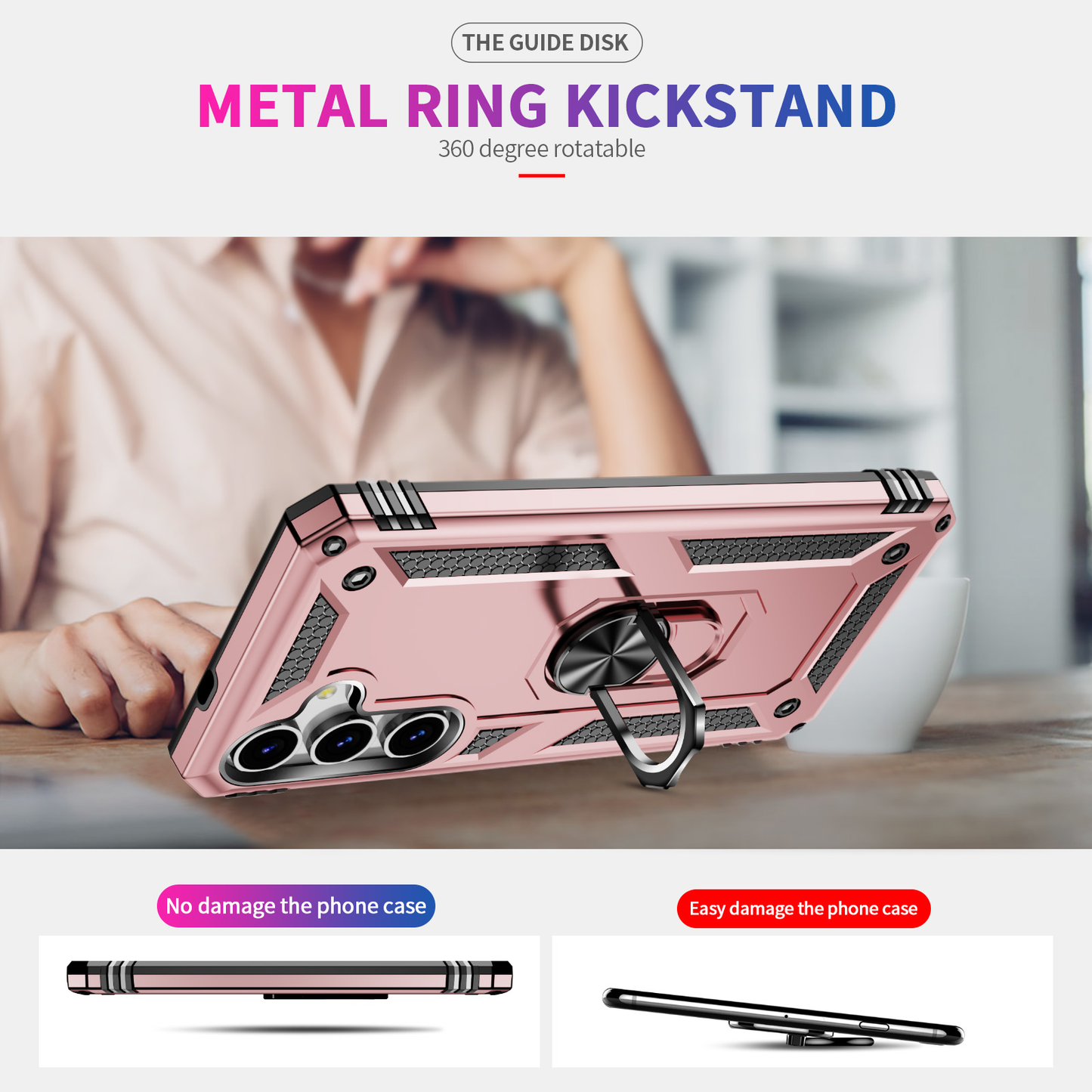 Samsung S25 Plus Case - Rose Gold