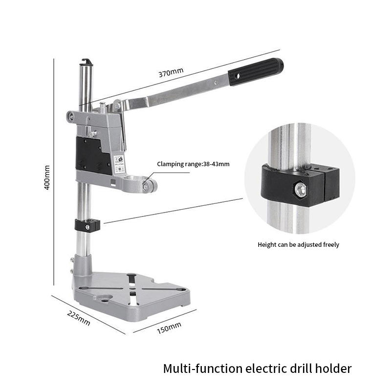 Drill Press Stand Holder Grinder Bracket Clamp Portable Bench
