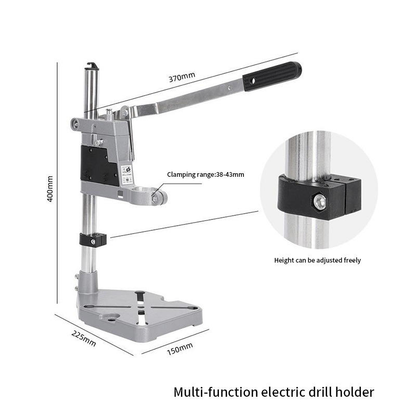 Drill Press Stand Holder Grinder Bracket Clamp Portable Bench