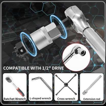 22 Piece Wheel Lock Nut Wrench Set Compatible with Volkswagen (VAG)