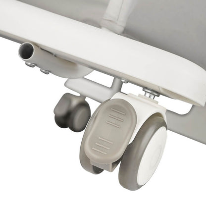 White Portable & Adjustable Electric Baby Crib/ Baby Bassinet Bedside Sleeper 2 Rocking Motion