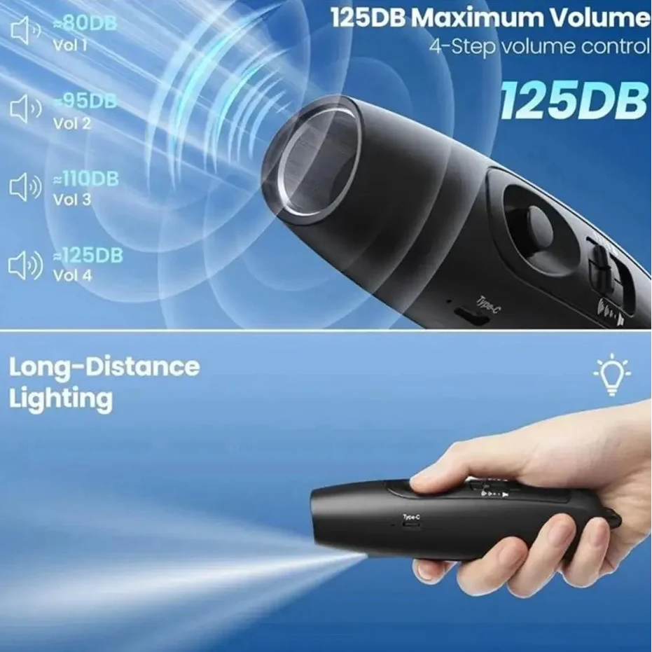USB Rechargeable Electronic Whistle