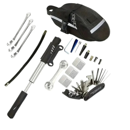Emergency Bicycle Tyre Repair Kit with Glue-less Patches