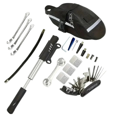 Emergency Bicycle Tyre Repair Kit with Glue-less Patches