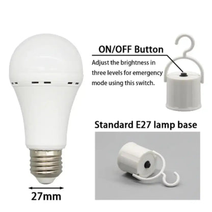 Emergency Light Bulb – Cool White, 1500mAh, 7W