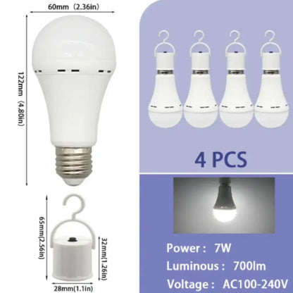 Emergency Light Bulb – Cool White, 1500mAh, 7W