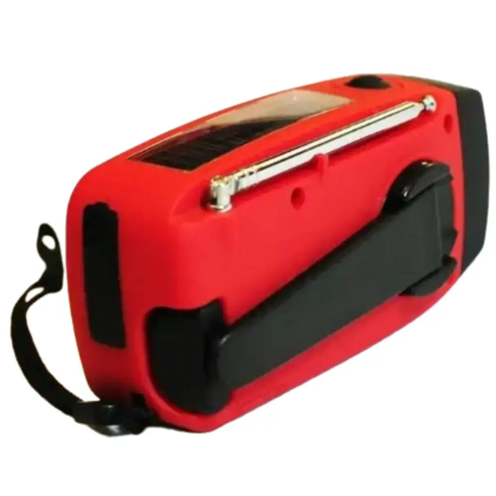 Emergency Solar Hand Crank Radio with Flashlight & Power Bank