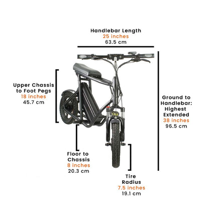 EMOVE RoadRunner Seated Electric Scooter - Actiontech