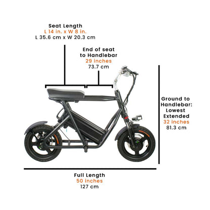 EMOVE RoadRunner Seated Electric Scooter - Actiontech