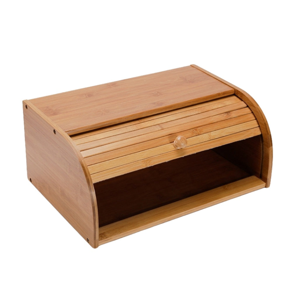 Bamboo Bread Bin Storage Box