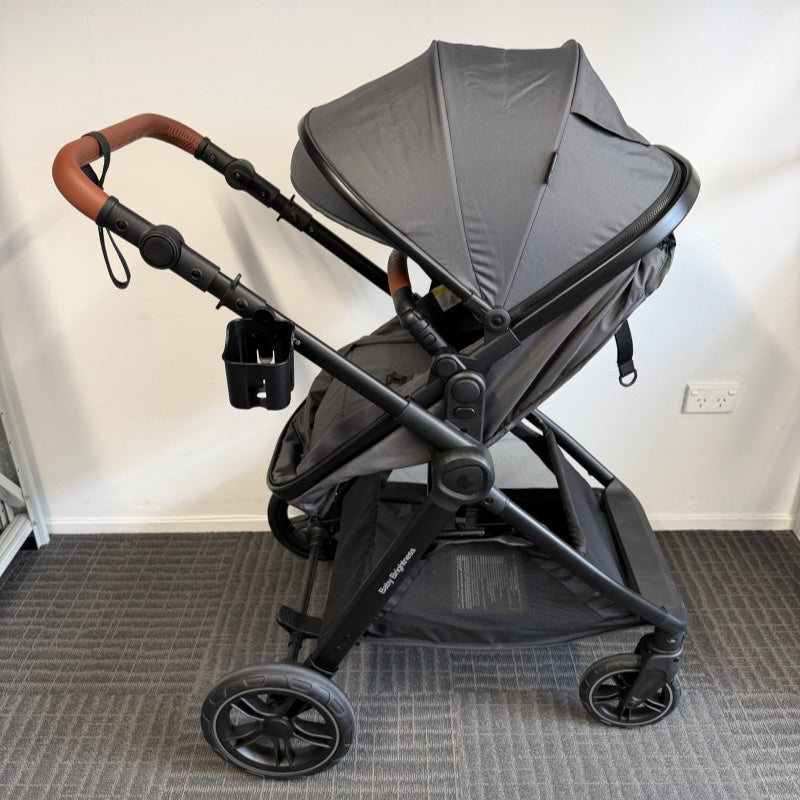 Pre-order Skyra 2-in-1 Newborn Pram & Bassinet Stroller and Car Seat with Rotating ISOFIX Base (Grey) - image 15