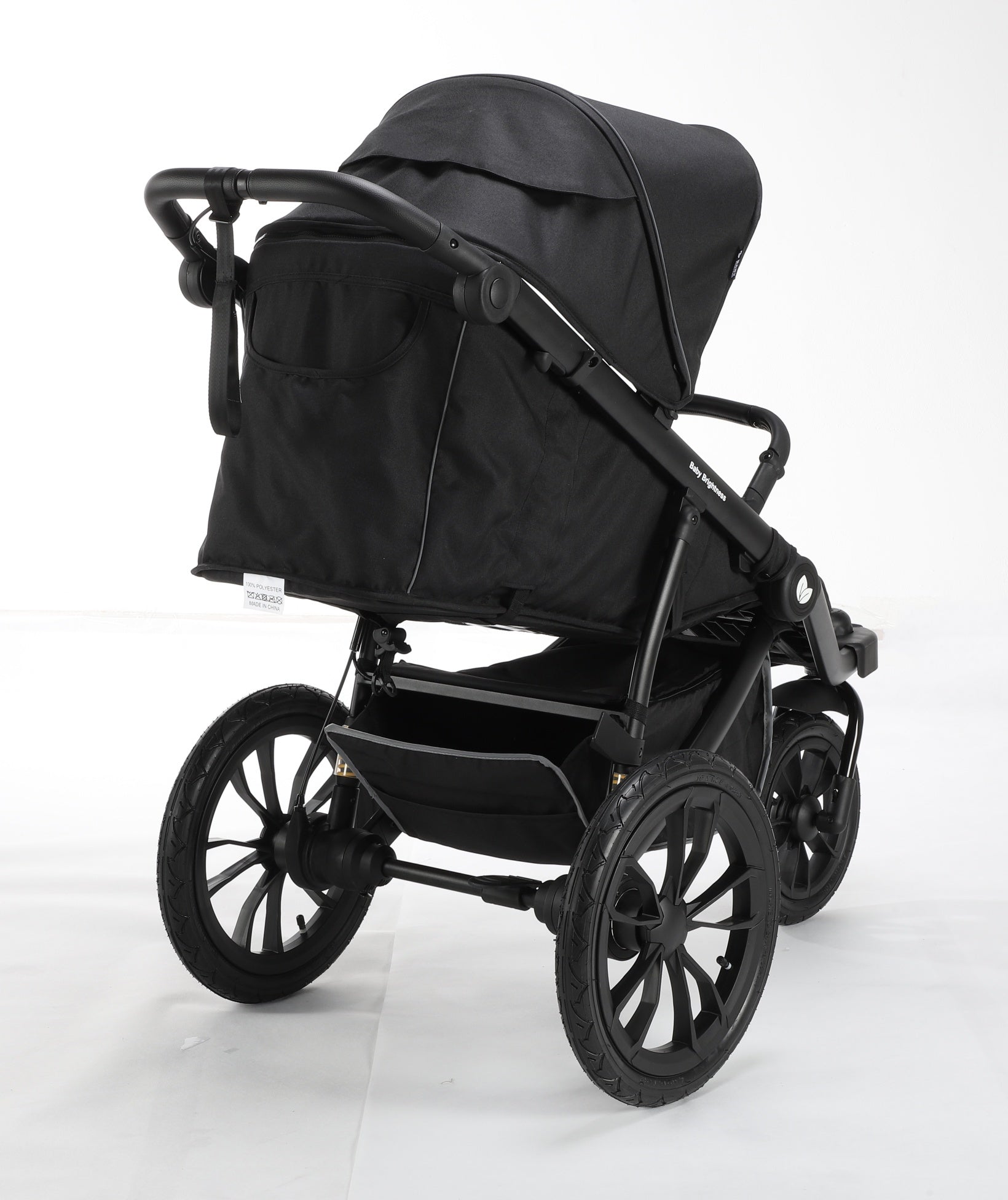 Pre-order Hill All Terrain Jogging Baby Stroller + Infant Capsule + 360 Car Seat and Rotating ISOFIX Base (Bla - image 13