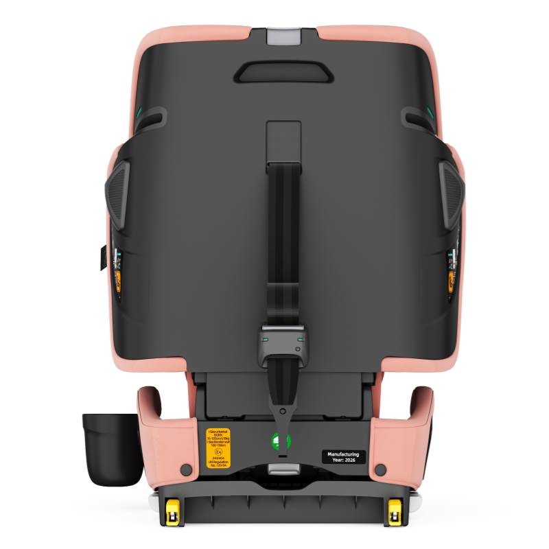 Baby Brightness Fortress Pro Portable Travel Booster Car Seat Pink - image 9